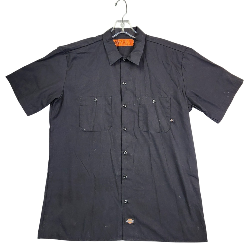 Dickies Black Tito's Vodka Milwaukee Work Shirt Large 2023 Promo Mechanic Garage